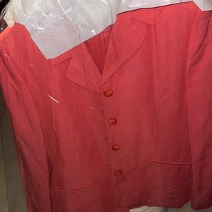 Pink suite with pink shorts